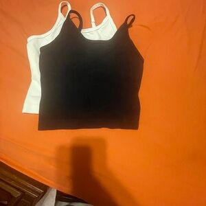 SHEIN Black and White Camisole Set
